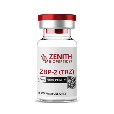 ZBP-2 TRZ 10MG research peptide vial by Zenith