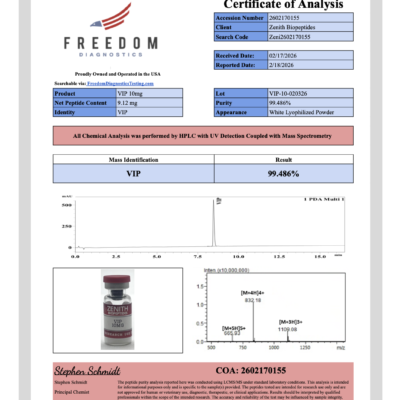 VIP COA VIP-10-020326