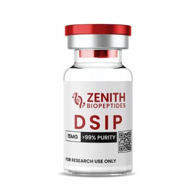 DSIP 10MG research peptide vial by Zenith Copy