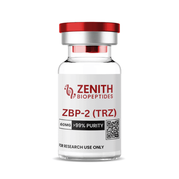 ZBP-2 TRZ 60MG research peptide vial by Zenith